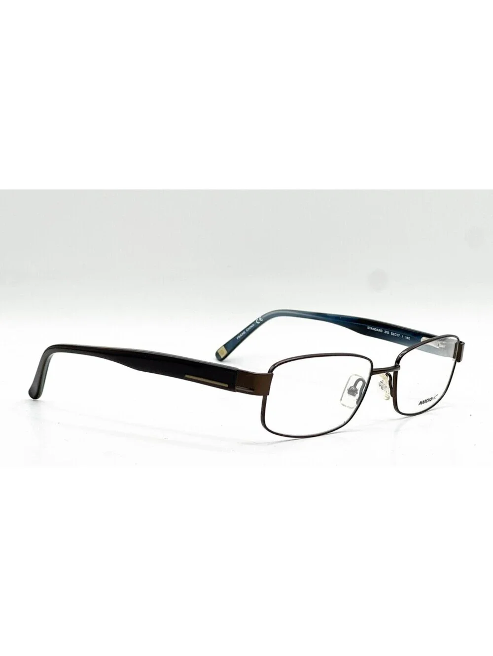 Marchon Nyc Standard 210 Brown Authentic Eyeglasses 52-17-140